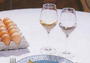 Gourmet Smoked Halibut Omelette with Toasted Almonds and Tahitian Vanilla Salt