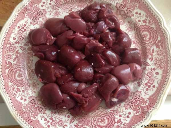 Saumur style veal kidneys 