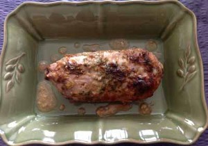 Saddle of rabbit roasted with mustard and ten spices 