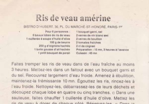 Authentic American Veal Sweetbread Slices Recipe