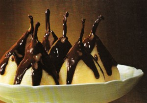Classic Negrette Pears: Poached Pears in Rich Chocolate Sauce