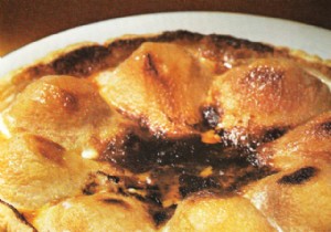 Normandy style pear tart 