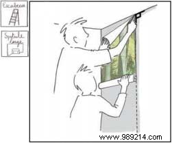 How to hang panoramic wallpaper? 