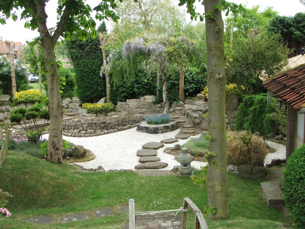 The Japanese garden 