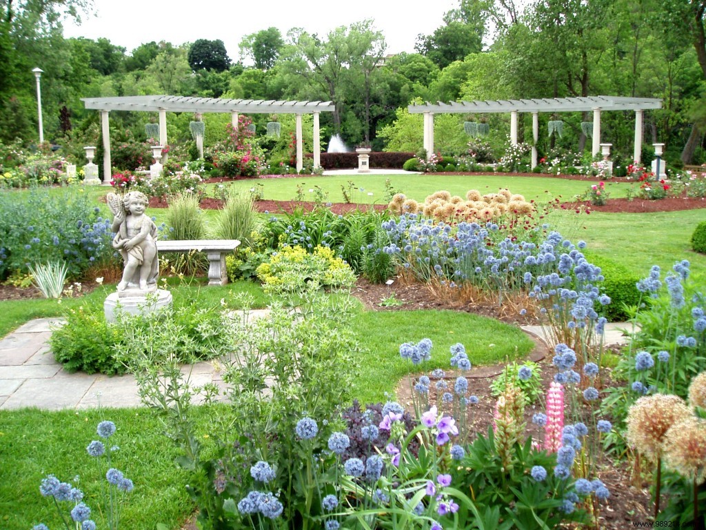 The French garden 