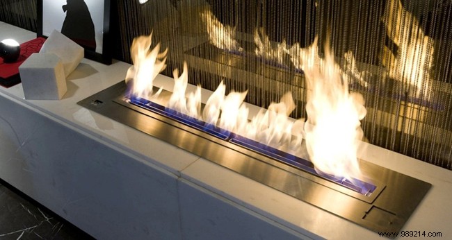 A bio-ethanol fireplace:good or bad idea? 