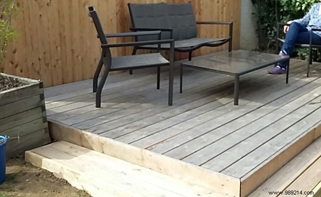 Wooden terrace project:advice and installation prices 