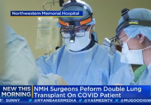 Rare Double Lung Transplant Saves Life of Young COVID-19 Patient at Northwestern Hospital