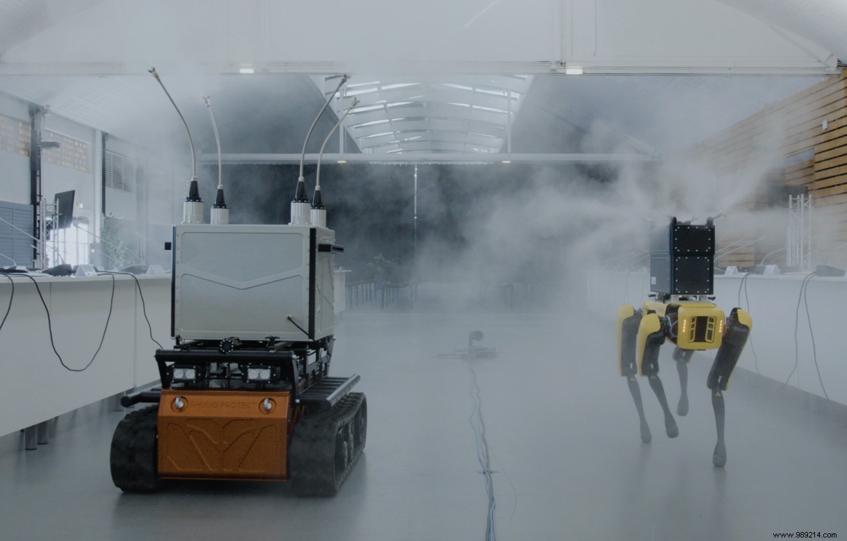 Covid-19:this is how the robot-dog Spot is fighting the pandemic 