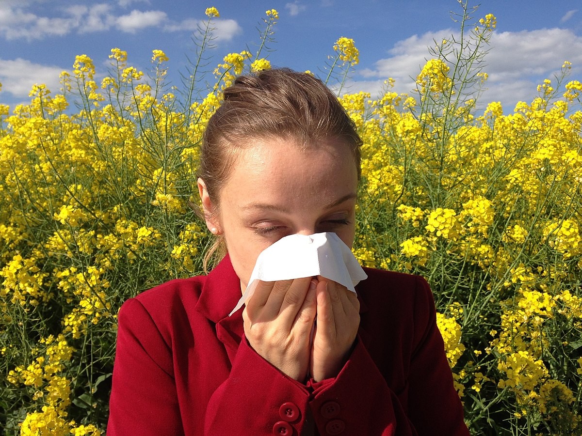 Stress would be a source of aggravation of allergies! 