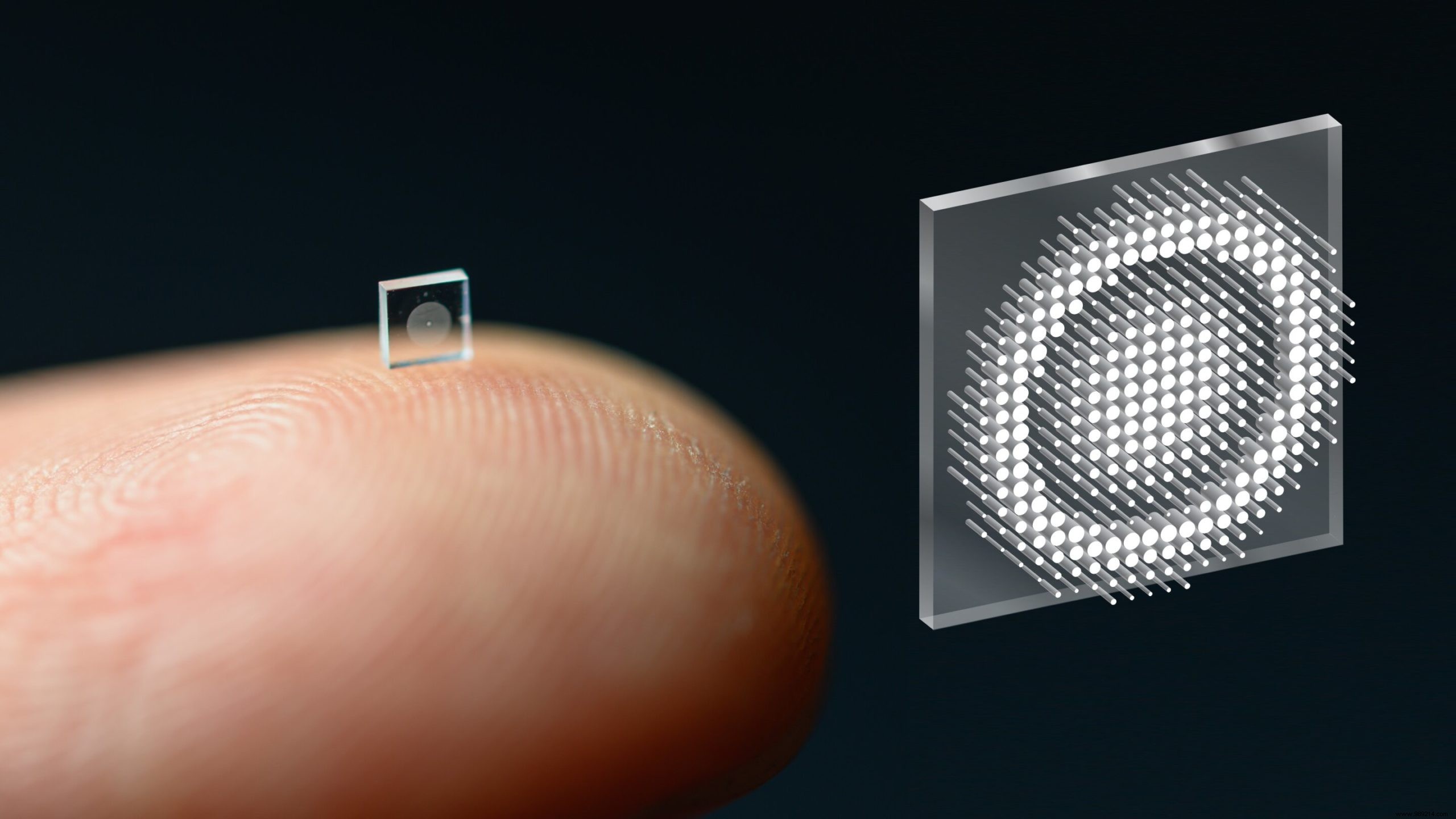 A camera the size of a grain of salt to probe inside the human body 