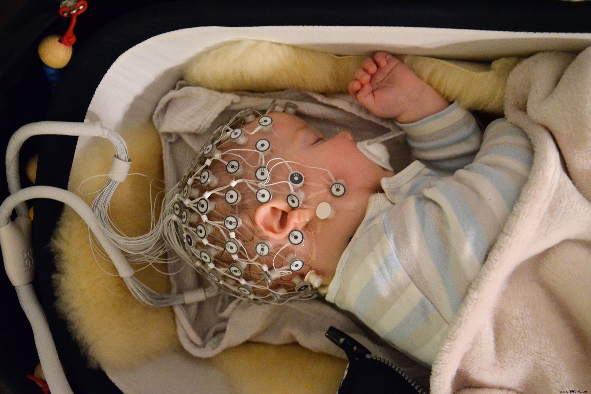 Babies  gut bacteria are linked to their sleep 