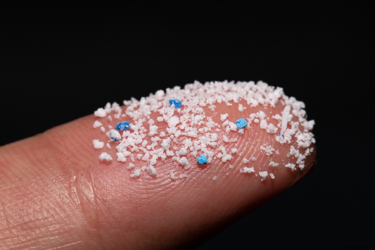 Microplastics at the origin of the transport of diseases from the land to the oceans? 