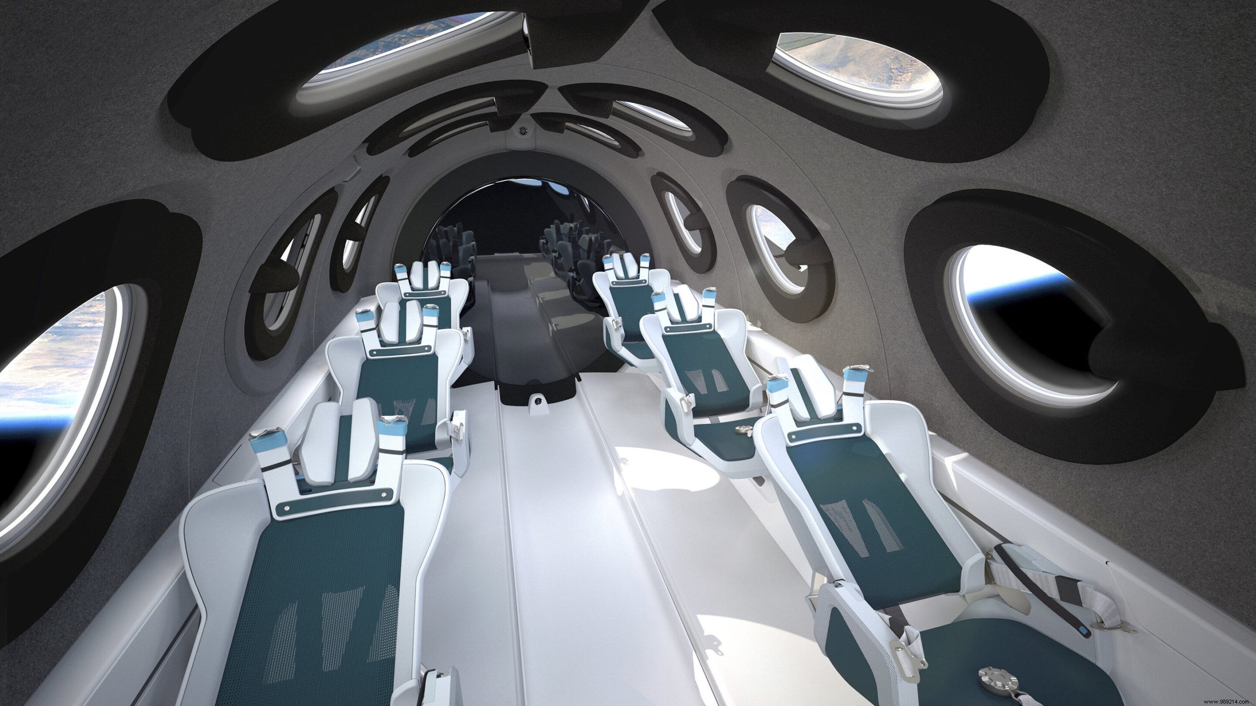Virgin Galactic unveils the interior of its spaceship 