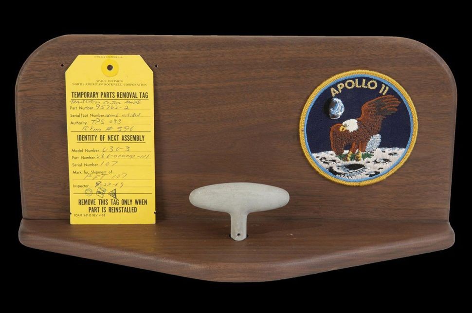 Three joysticks from the Apollo 11 mission sold at auction 
