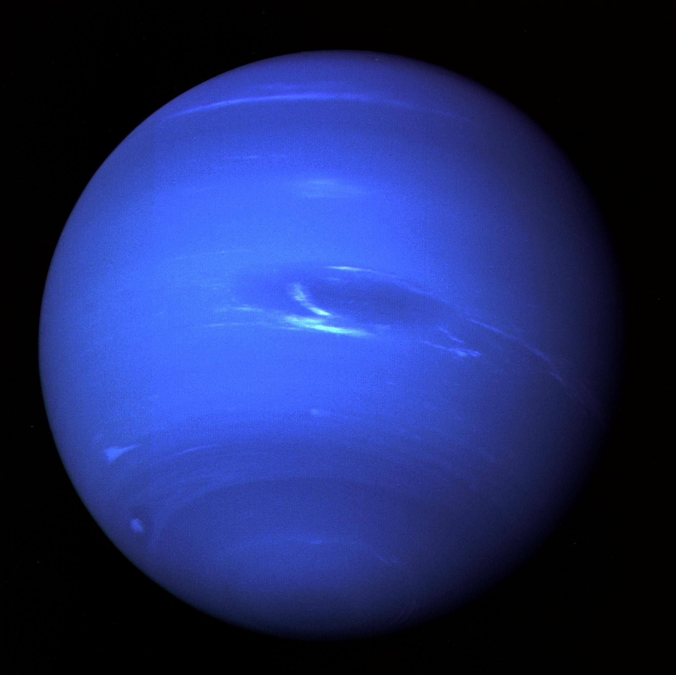 Why is Neptune blue? 