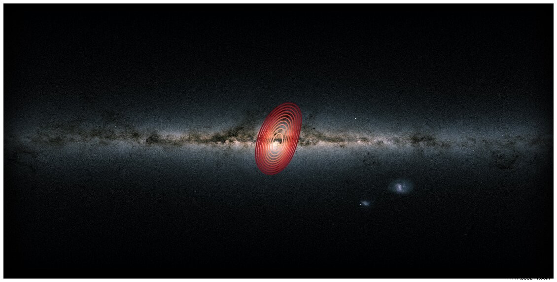 Discovery of a  fossil galaxy  buried deep in the Milky Way 