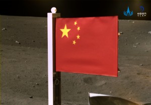 China (also) flaunts its flag on the moon 