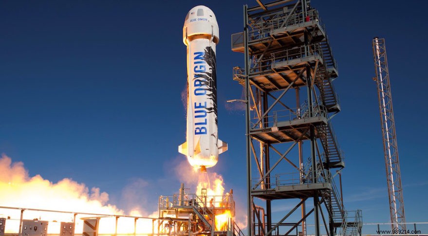 Blue Origin:a first manned space flight in April? 
