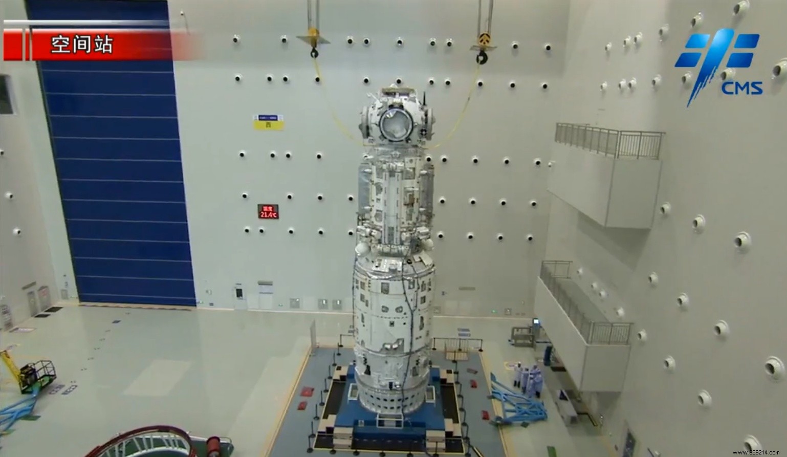 China s first space station module ready for flight 