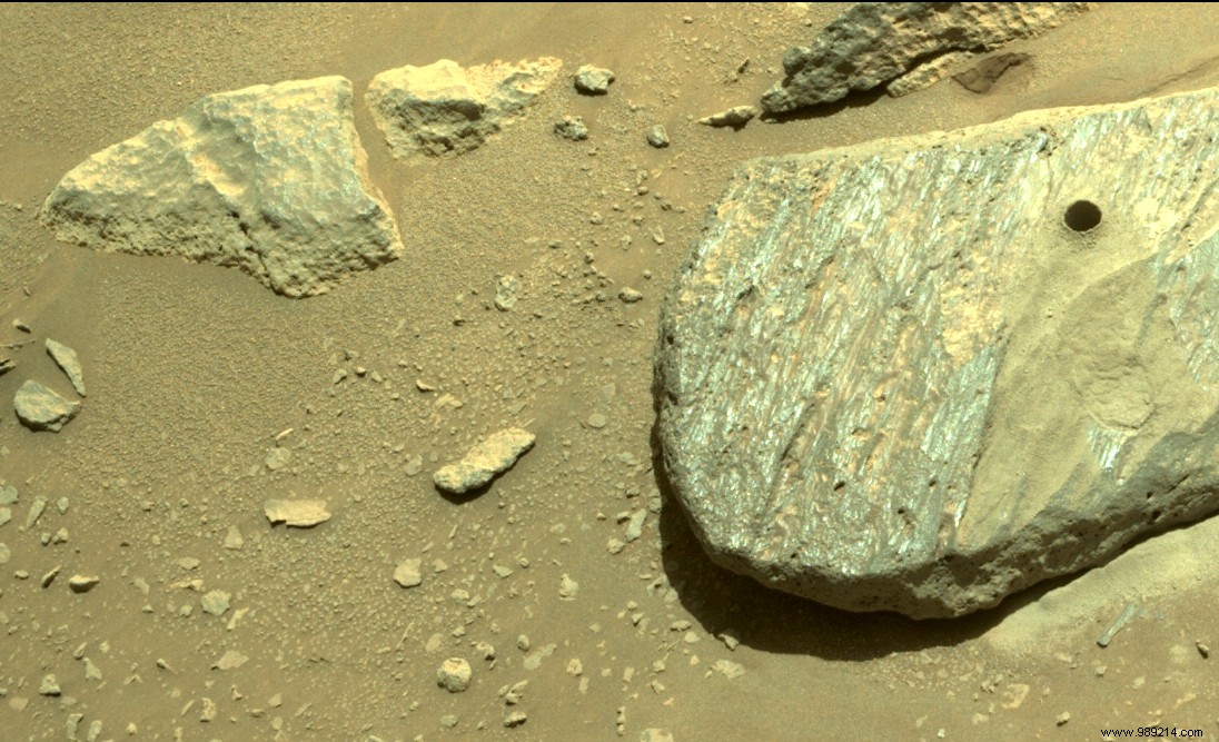 This rock core could contain traces of Martian life 