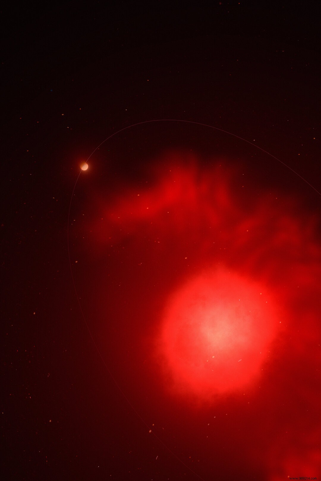 A giant exoplanet survives the death of its star 