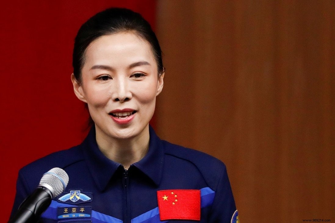 She becomes the first Chinese woman to go into space 