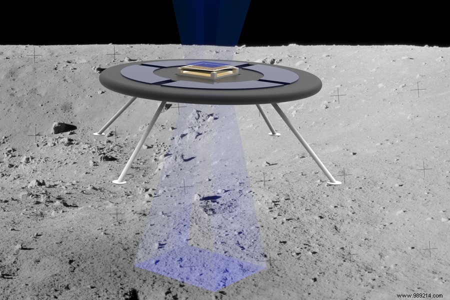 A new rover capable of levitating to explore the Moon 