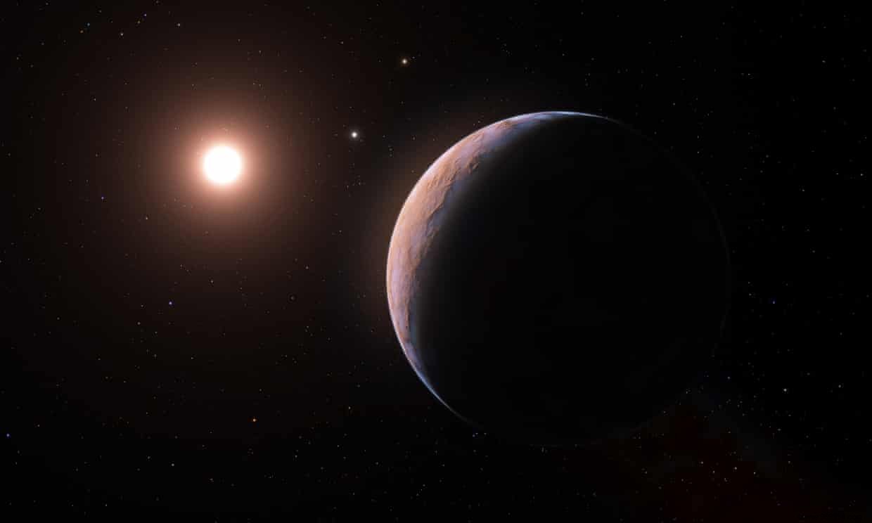A new planet isolated around the star closest to the Sun 