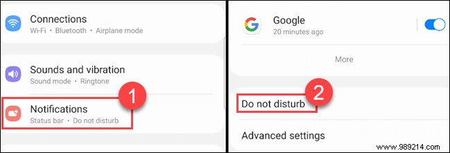 How to set Do Not Disturb for Samsung Galaxy phones
