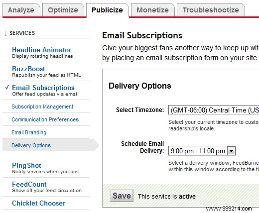 Create a free email newsletter service with WordPress