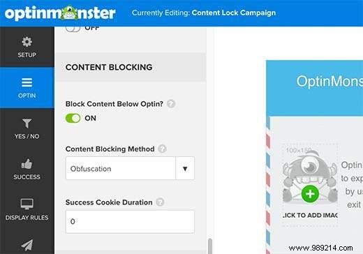 How to add content blocking in WordPress