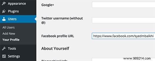 How to add Facebook author tag in WordPress