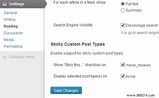 How to Add Sticky Posts in WordPress Custom Post Type Files