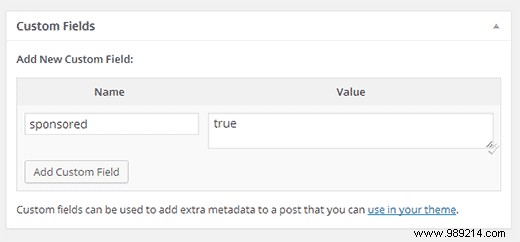 How to add a sponsored post prefix to post a title in WordPress