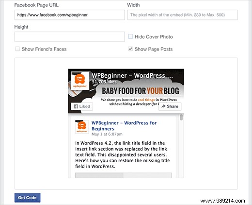 How to Add the New Facebook Page Plugin in WordPress