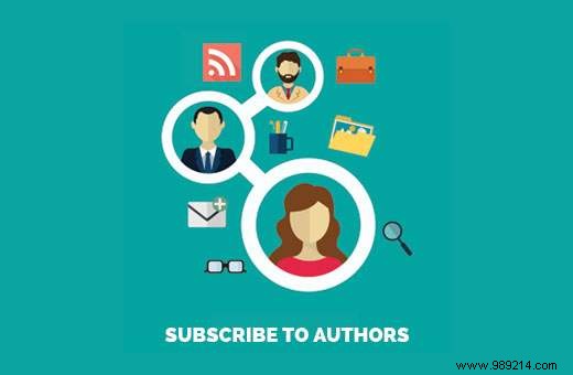 How to allow users to subscribe to authors in WordPress