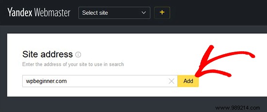 How to add your WordPress site to Yandex Webmaster Tools