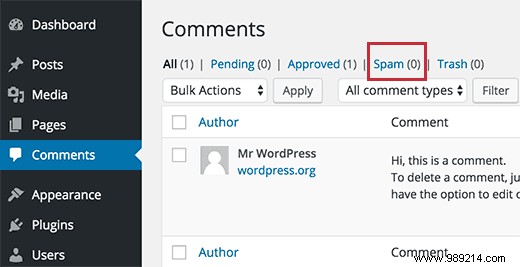 How to change Akismet spam removal schedule in WordPress