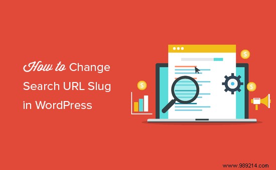 How to change the default search URL bar in WordPress