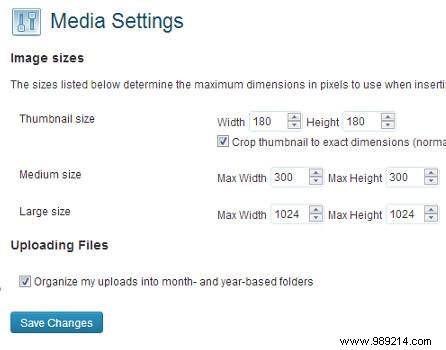 How to change the default media upload location in WordPress 3.5