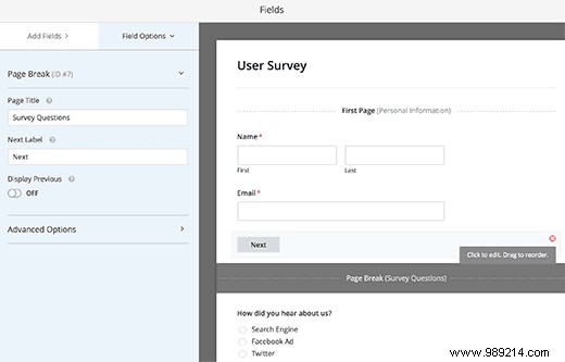 How to create a multi-page form in WordPress