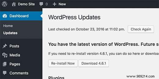 How to disable auto update email notifications in WordPress