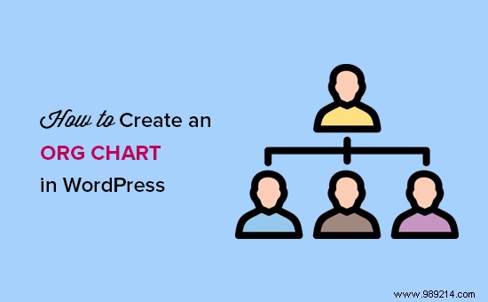 How to create your company organization chart in WordPress