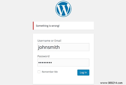 How to disable login suggestions in WordPress login error messages