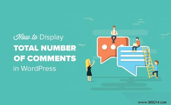 How to display the total number of comments in WordPress