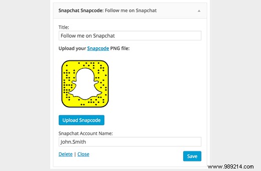 How To Easily Add Snapchat Snapcode In WordPress