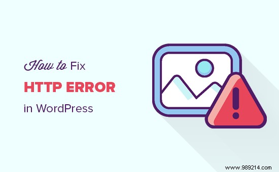 How to fix HTTP image upload error in WordPress