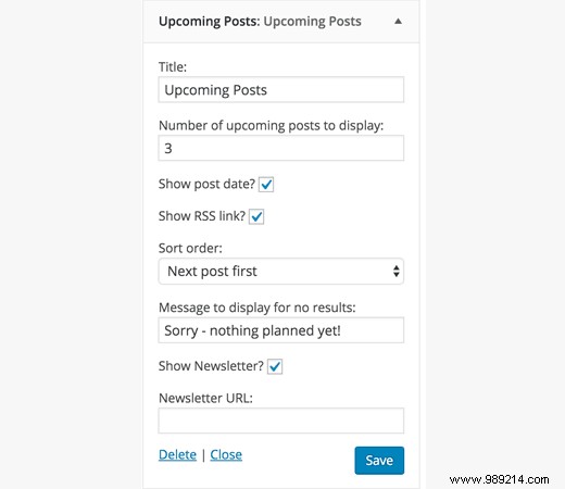 How to list future scheduled posts in WordPress