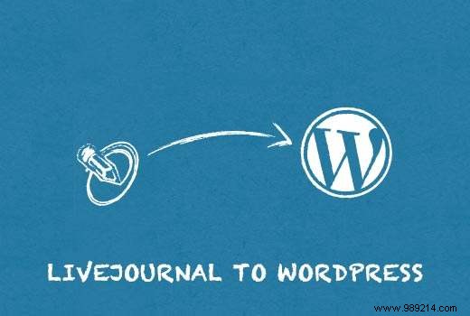 How to switch from LiveJournal to WordPress